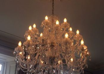 Chandelier Installation 3