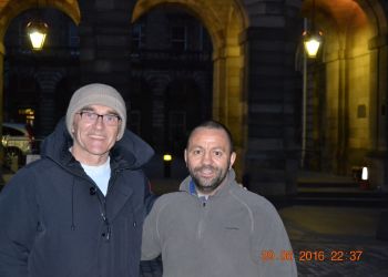 With Danny Boyle working on the set of Trainspotting 2